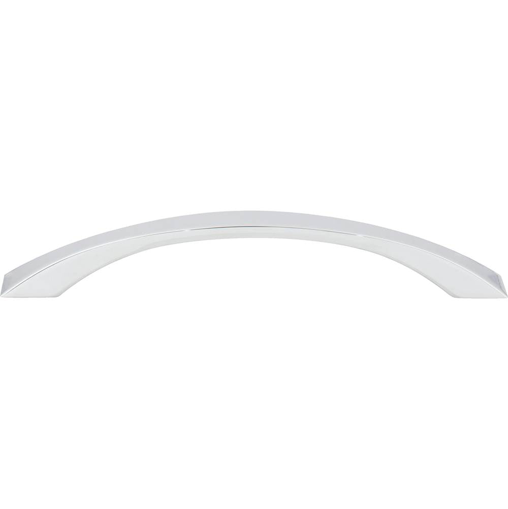 160 mm Center-to-Center Polished Chrome Flared Philip Cabinet Pull