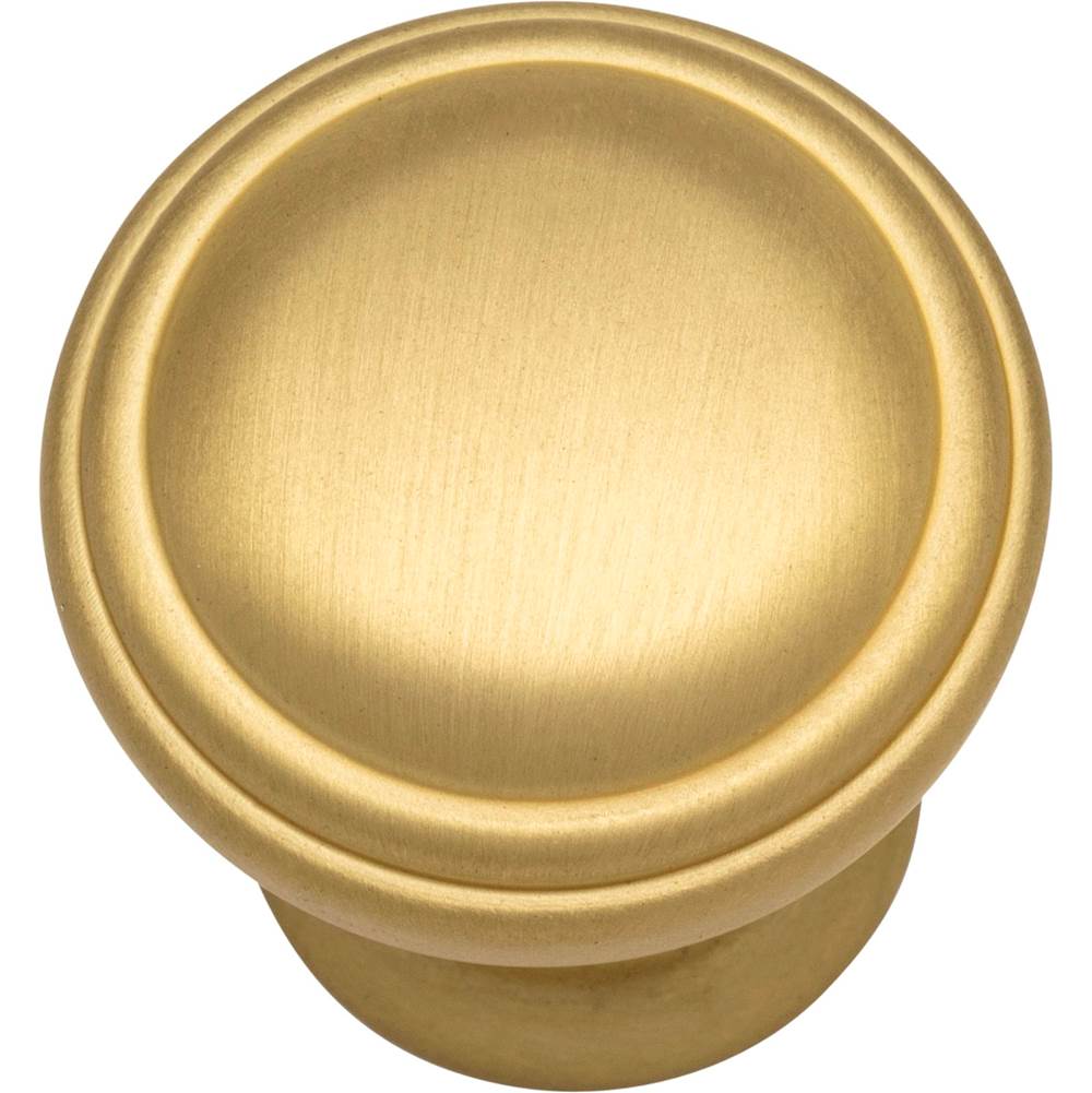 1-1/4'' Diameter Brushed Gold Tiffany Cabinet Knob