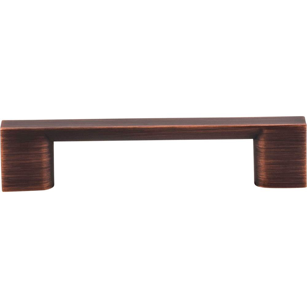 96 mm Center-to-Center Brushed Oil Rubbed Bronze Square Sutton Cabinet Bar Pull