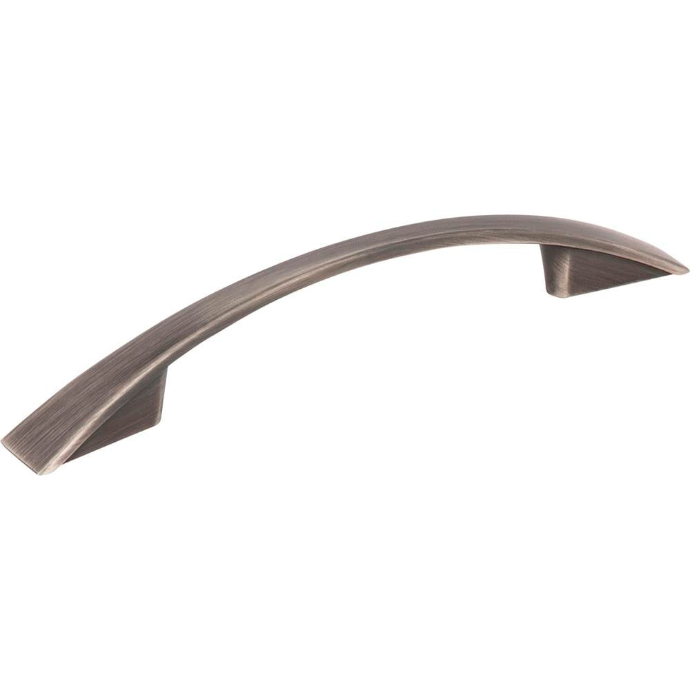 Jeffrey Alexander - 96 mm Center-to-Center Brushed Pewter Flared Regan Cabinet Pull - Brushed Pewter