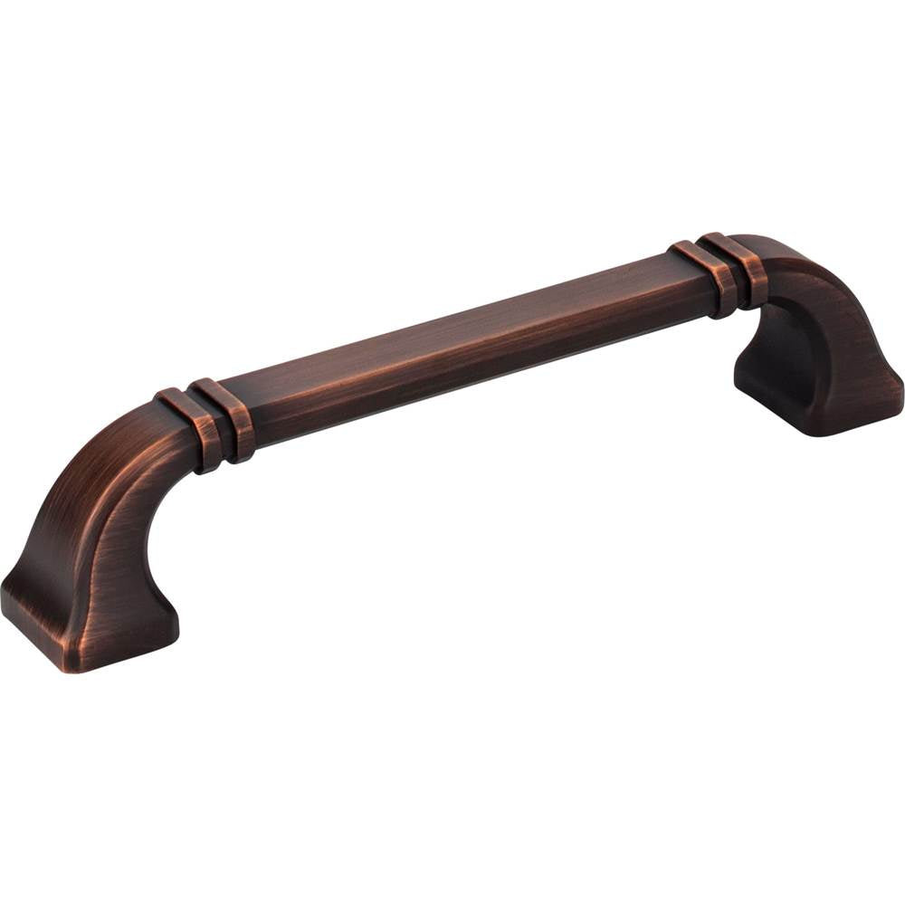 Jeffrey Alexander - 128 mm Center-to-Center Brushed Oil Rubbed Bronze Ella Cabinet Pull - Brushed Oil Rubbed Bronze