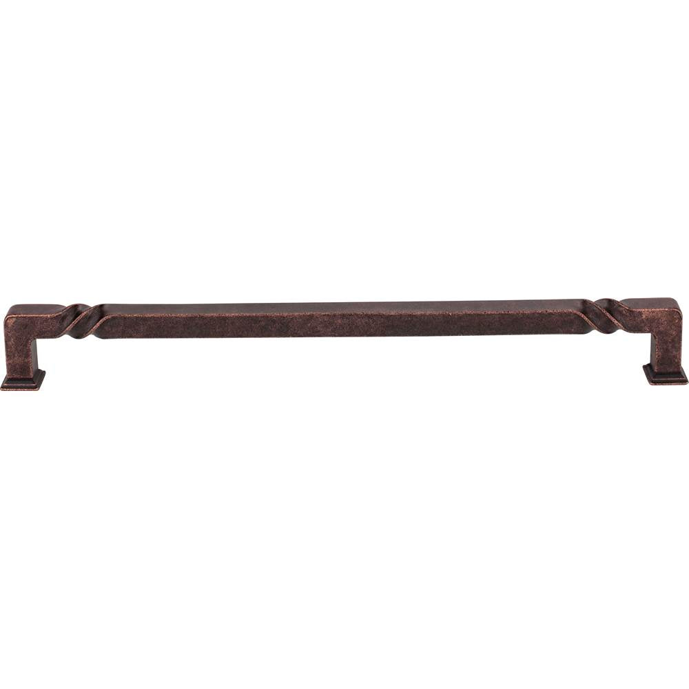12'' Center-to-Center Distressed Oil Rubbed Bronze Rustic Twist Tahoe Appliance Handle