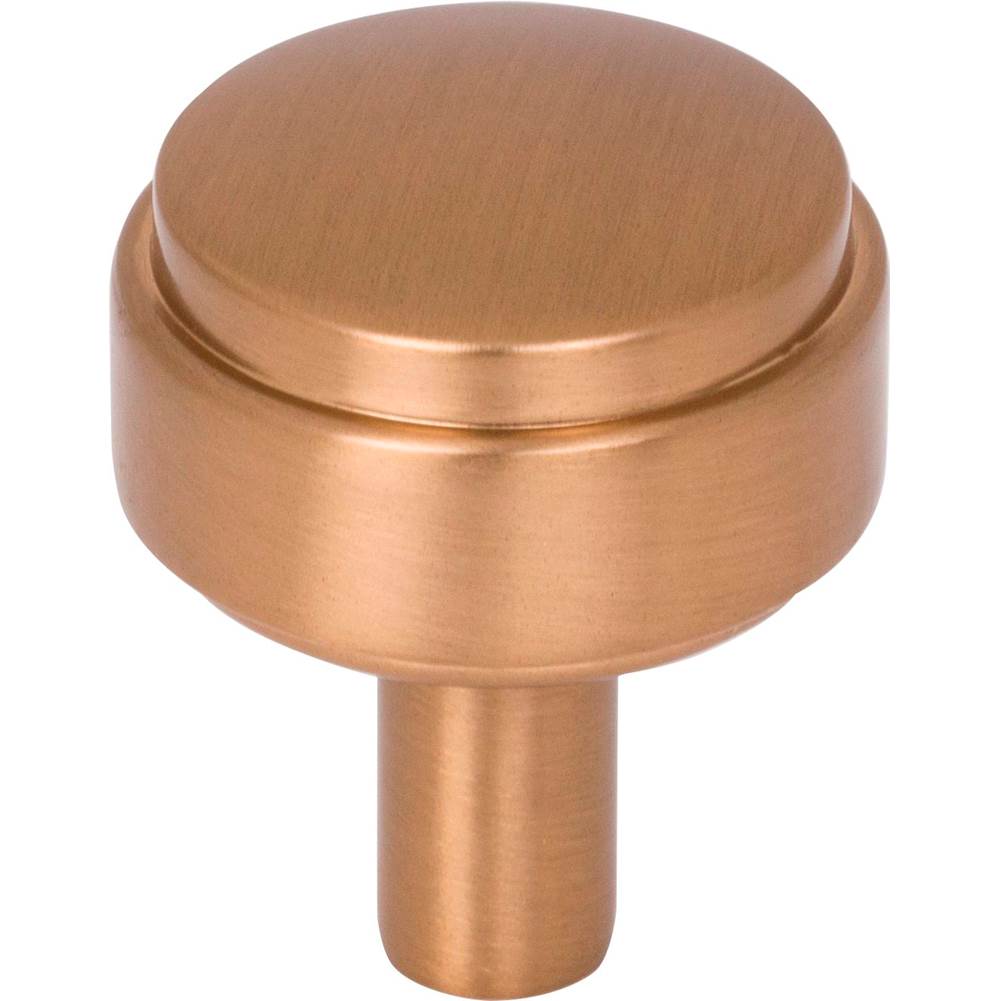 Jeffrey Alexander - 1-1/8'' Diameter Satin Bronze Hayworth Cabinet Knob - Satin Bronze