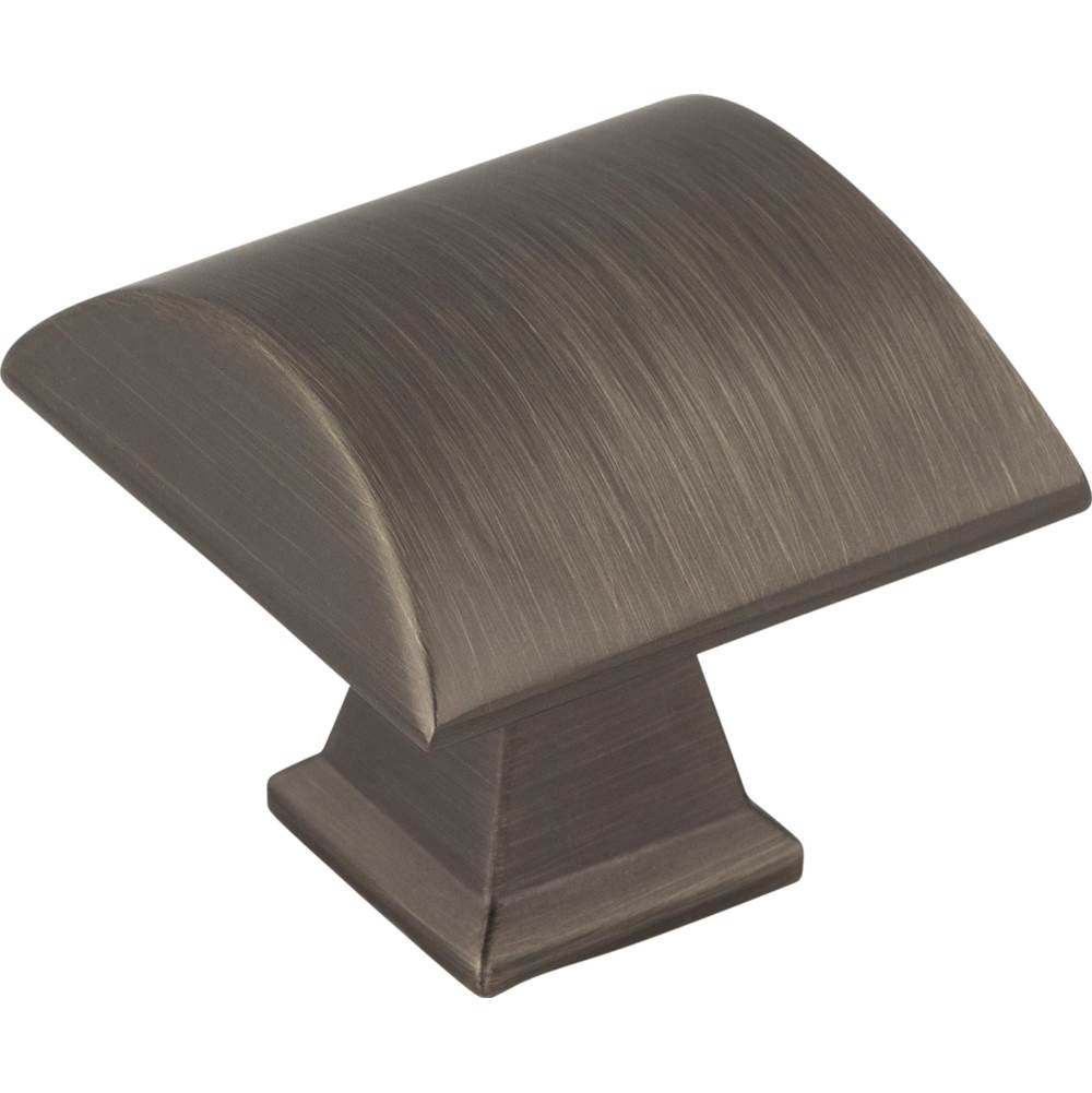 Jeffrey Alexander - 1-1/4'' Overall Length Brushed Pewter Roman Cabinet Knob - Brushed Pewter