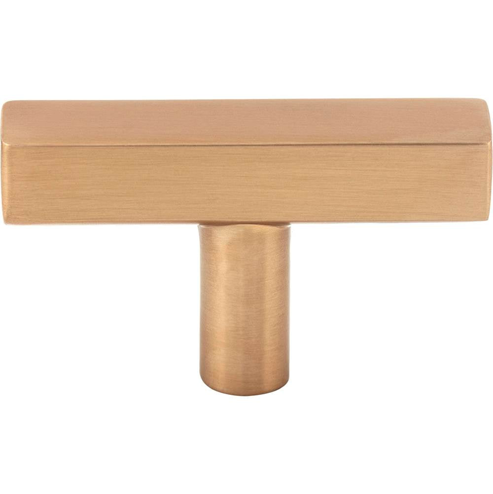 2'' Satin Bronze Dominique Cabinet ''T'' Knob