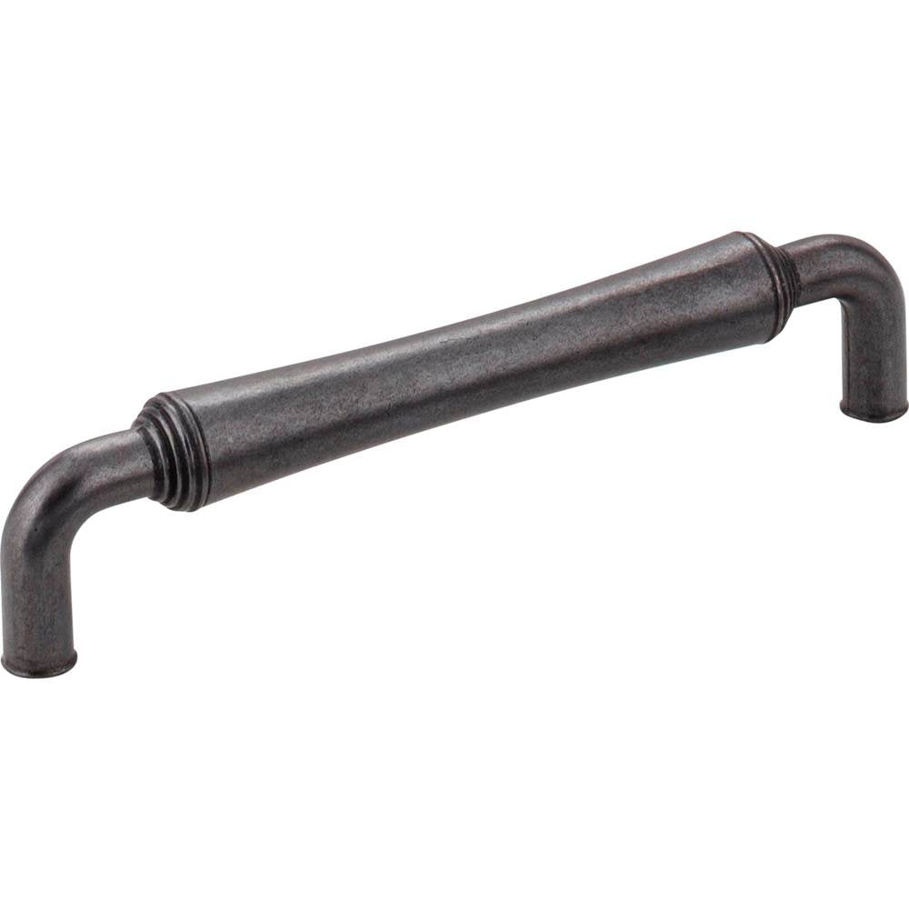 Jeffrey Alexander - 128 mm Center-to-Center Gun Metal Barrel Bremen 2 Cabinet Pull - Gun Metal