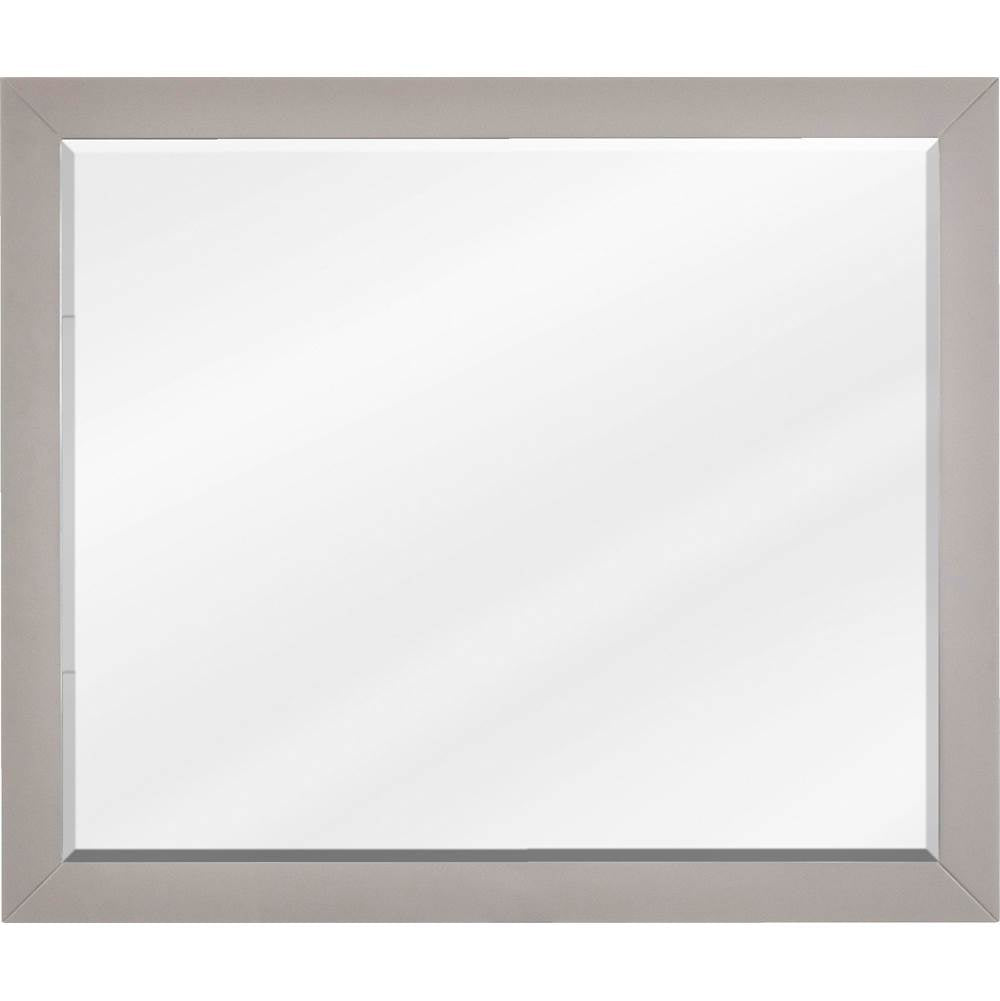 Jeffrey Alexander - 33'' W x 1'' D x 28'' H Grey Cade mirror - Grey