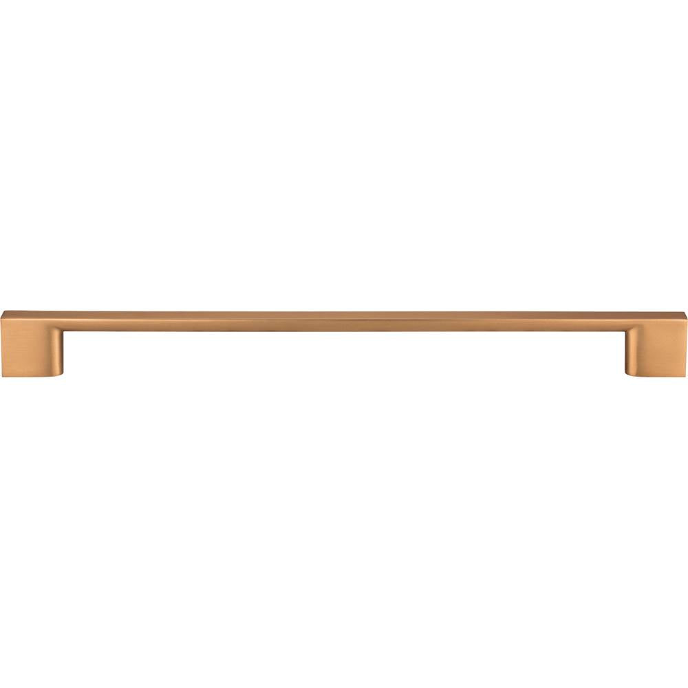 256 mm Center-to-Center Satin Bronze Square Sutton Cabinet Bar Pull