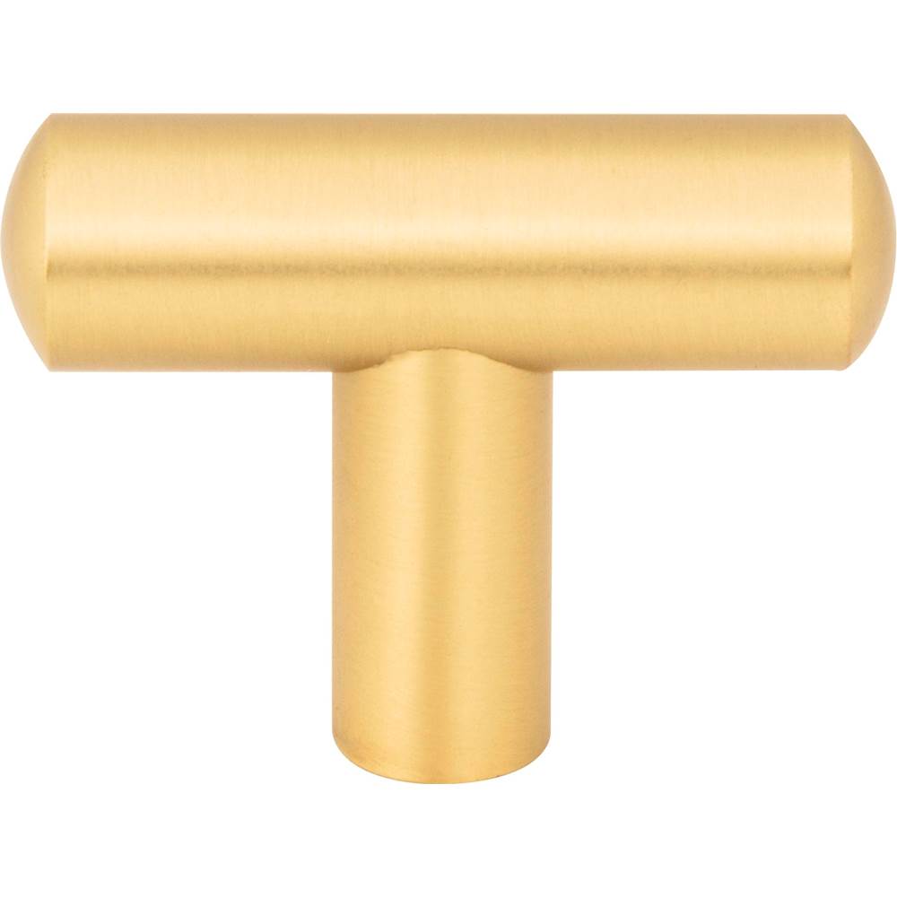 1-7/8'' Overall Length Brushed Gold Key West Cabinet Bar Pull