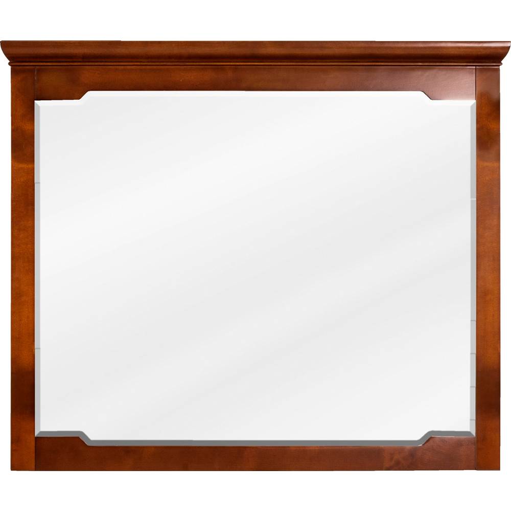 Jeffrey Alexander - 40'' W x 1-1/2'' D x 34'' H Chocolate Chatham mirror - Chocolate