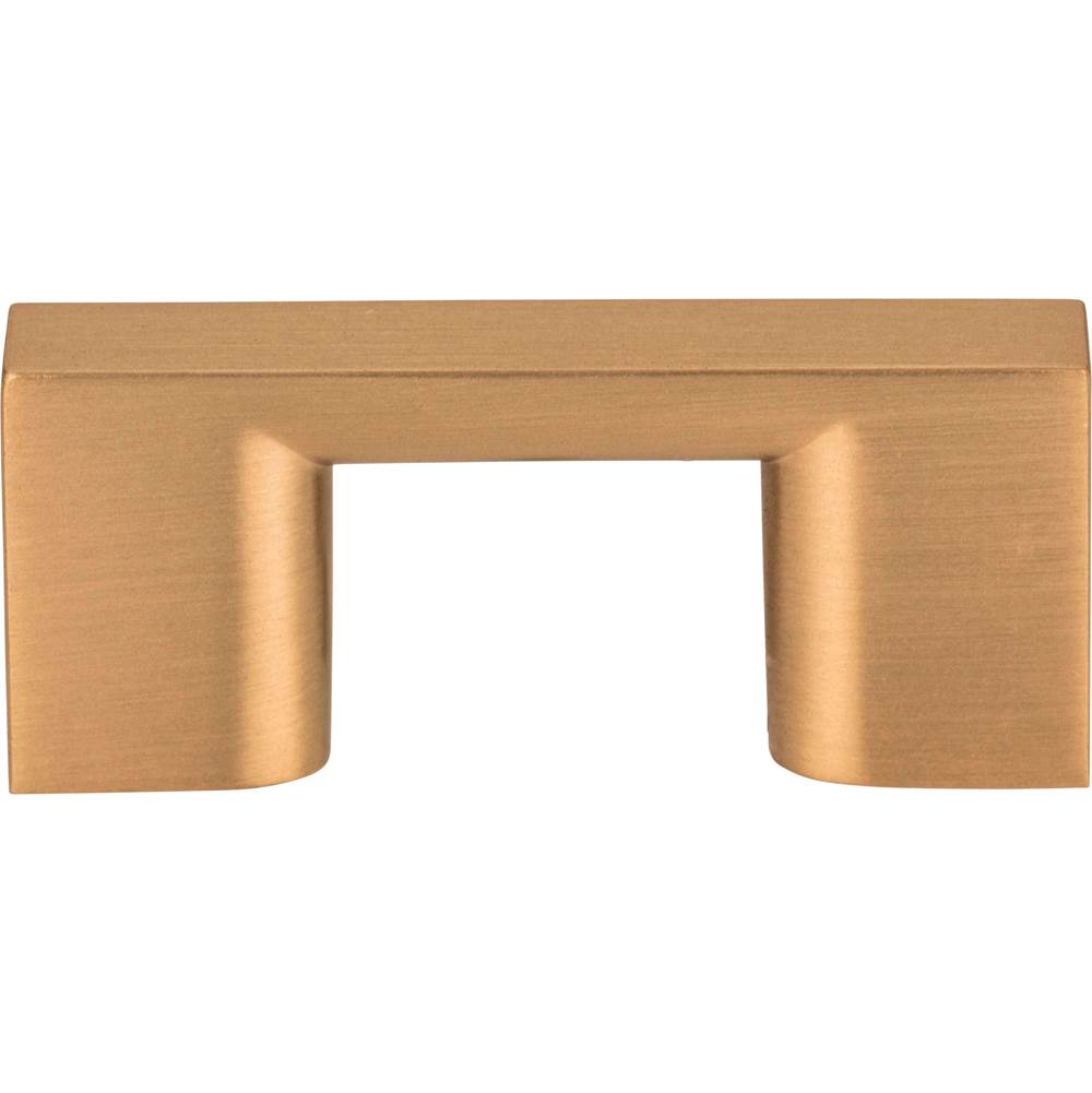 32 mm Center-to-Center Satin Bronze Square Sutton Cabinet Bar Pull