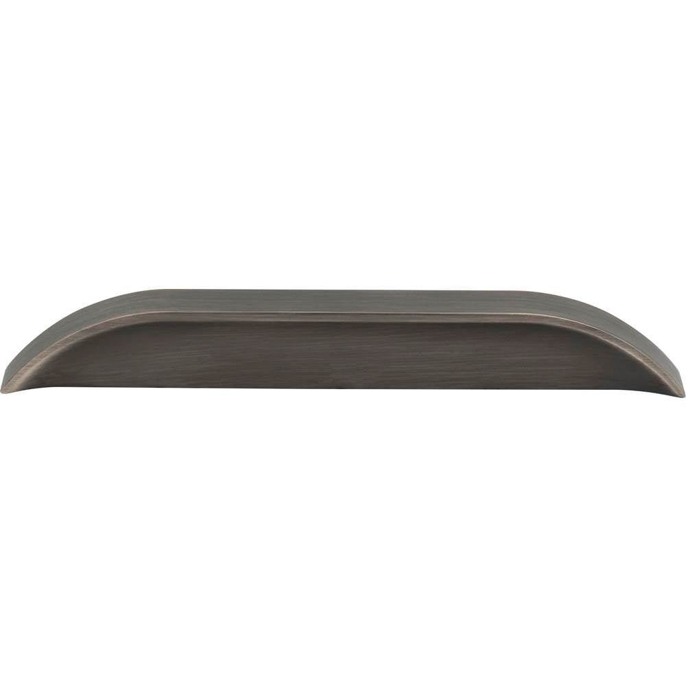 128 mm / 160 mm Center-to-Center Brushed Pewter Elara Cabinet Pinch Pull