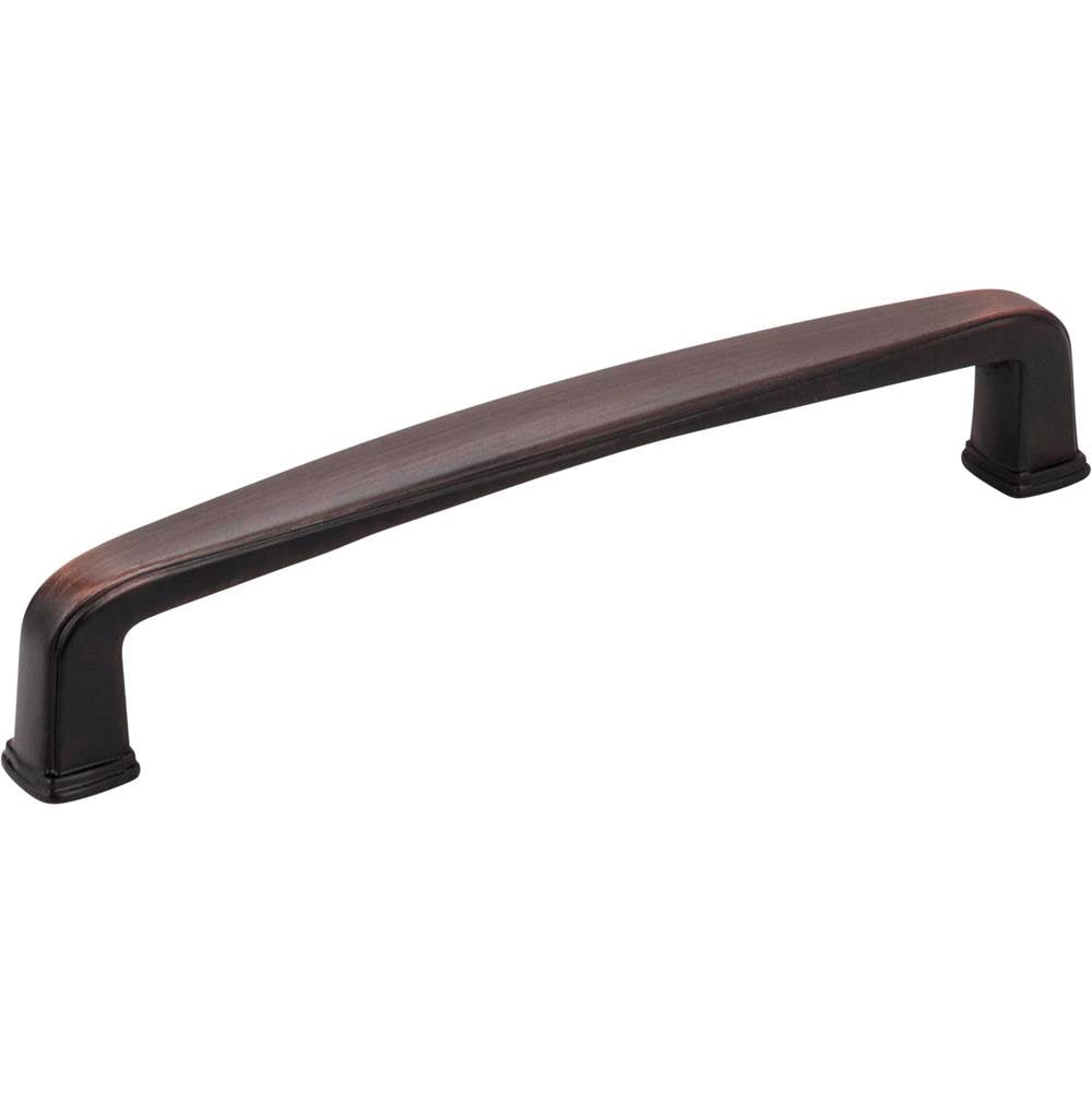 Jeffrey Alexander - 128 mm Center-to-Center Brushed Oil Rubbed Bronze Square Milan 1 Cabinet Pull - Brushed Oil Rubbed Bronze