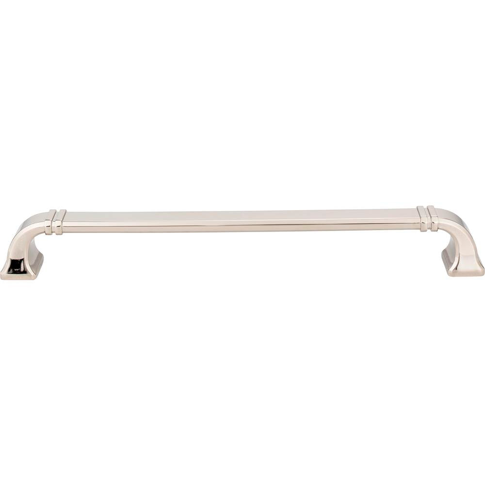 12'' Center-to-Center Polished Nickel Ella Appliance Handle