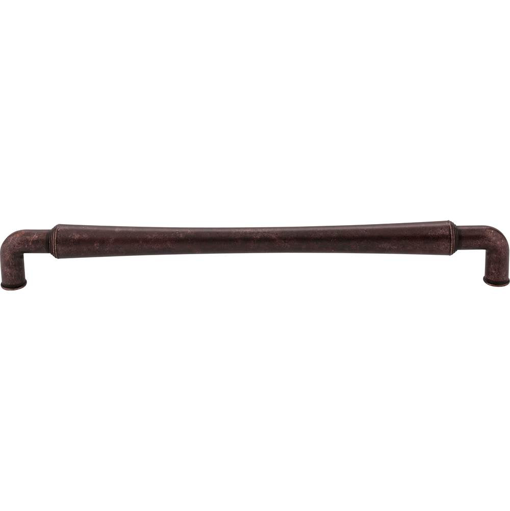12'' Center-to-Center Distressed Oil Rubbed Bronze Barrel Bremen 2 Appliance Handle