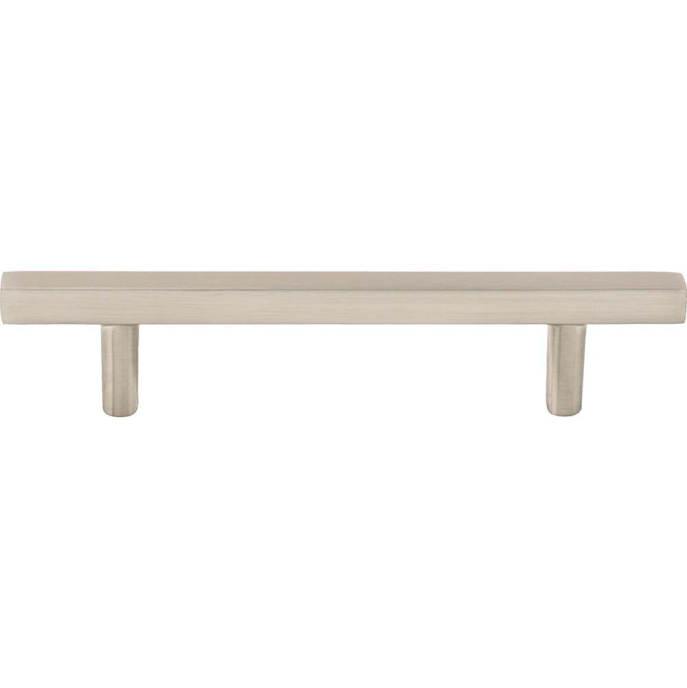 96 mm Center-to-Center Satin Nickel Square Dominique Cabinet Bar Pull