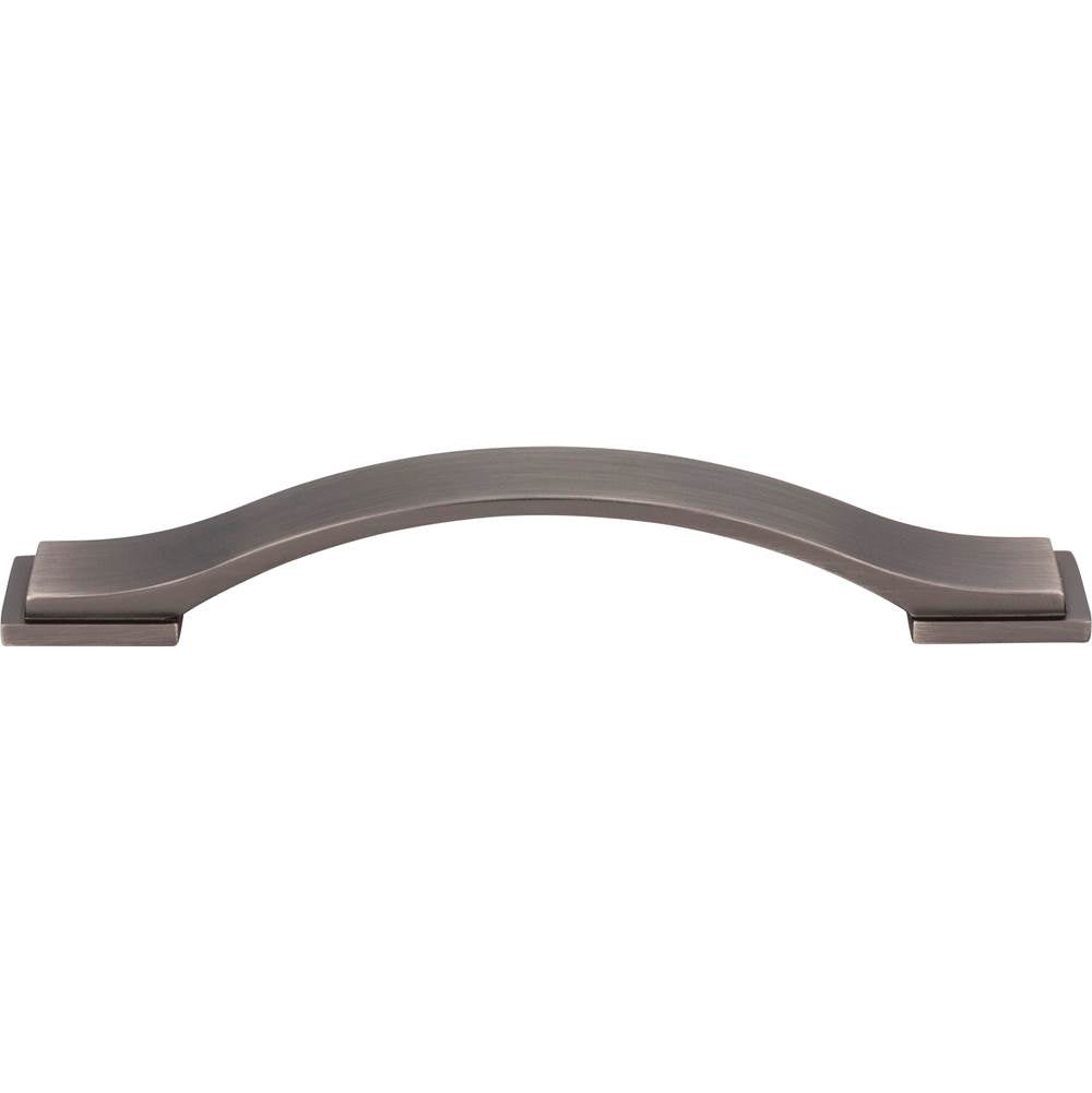 128 mm Center-to-Center Brushed Pewter Strap Mirada Cabinet Pull