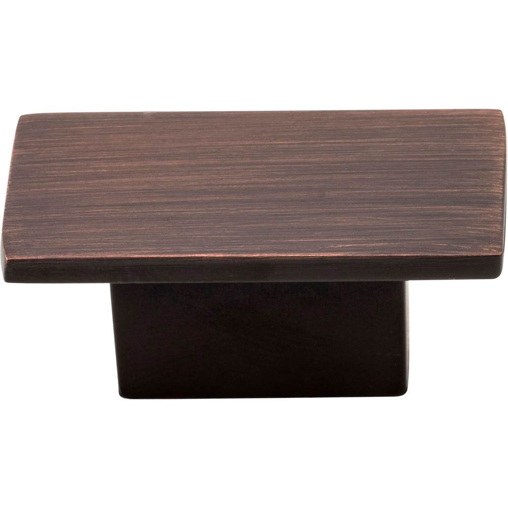 1-9/16'' Overall Length Brushed Oil Rubbed Bronze Rectangle Mirada Cabinet Knob