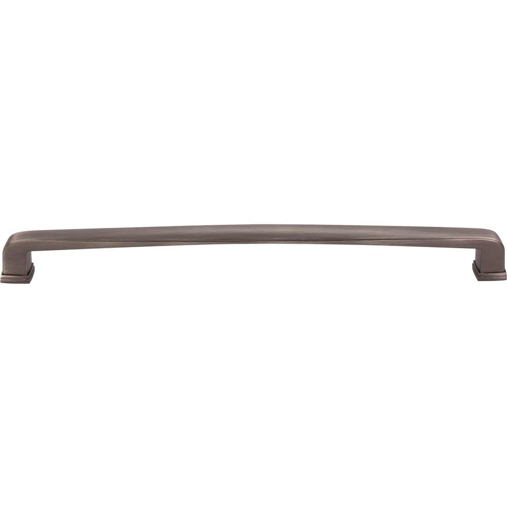 12'' Center-to-Center Brushed Pewter Square Milan 1 Appliance Handle