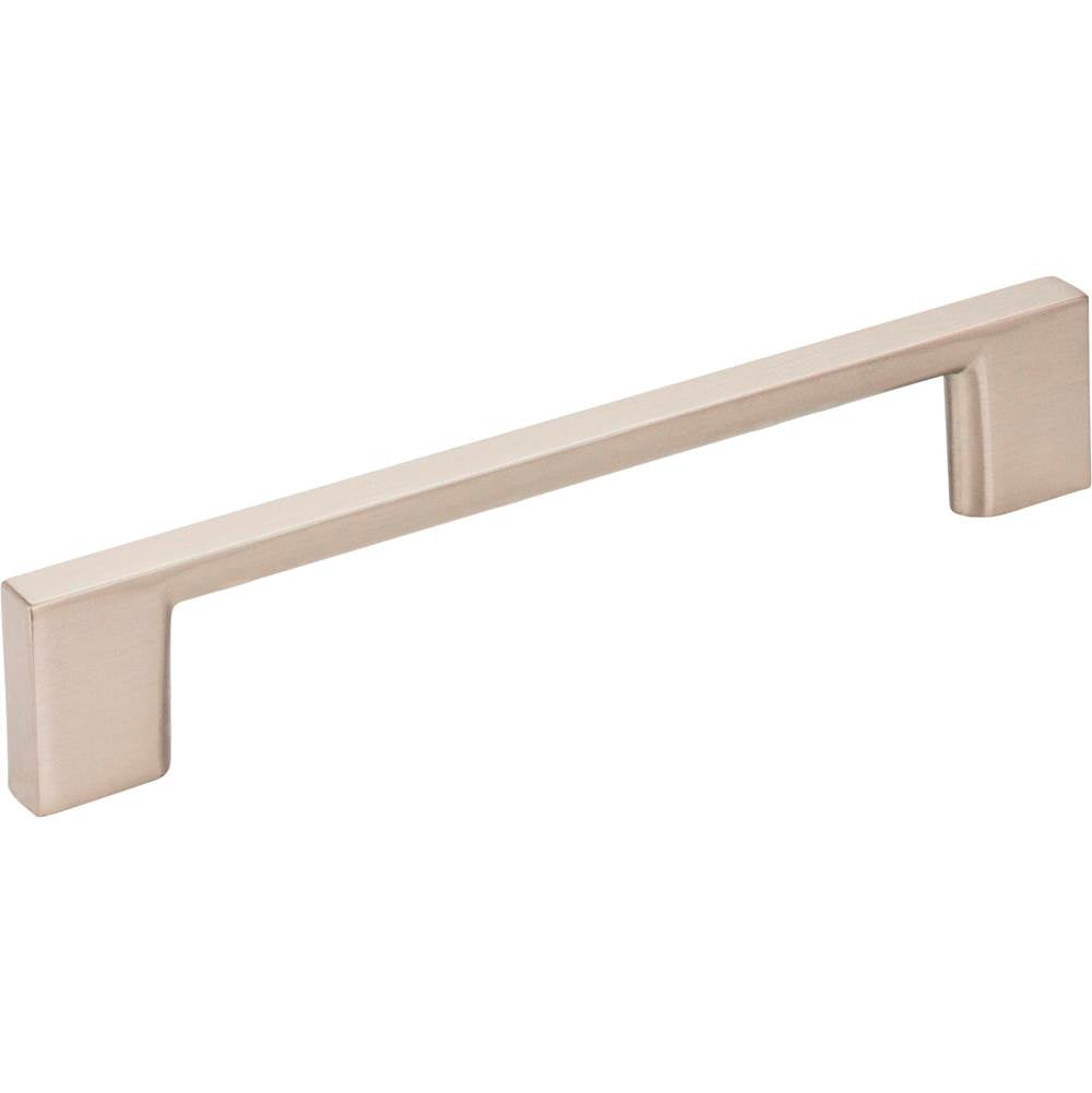Jeffrey Alexander - 128 mm Center-to-Center Satin Nickel Square Sutton Cabinet Bar Pull - Satin Nickel