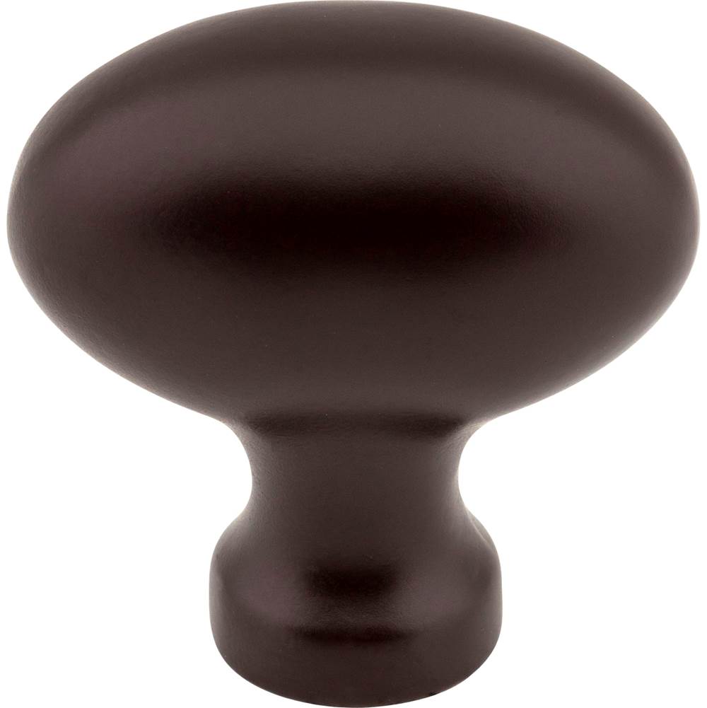 1-9/16'' Overall Length Dark Bronze Football Lyon Cabinet Knob