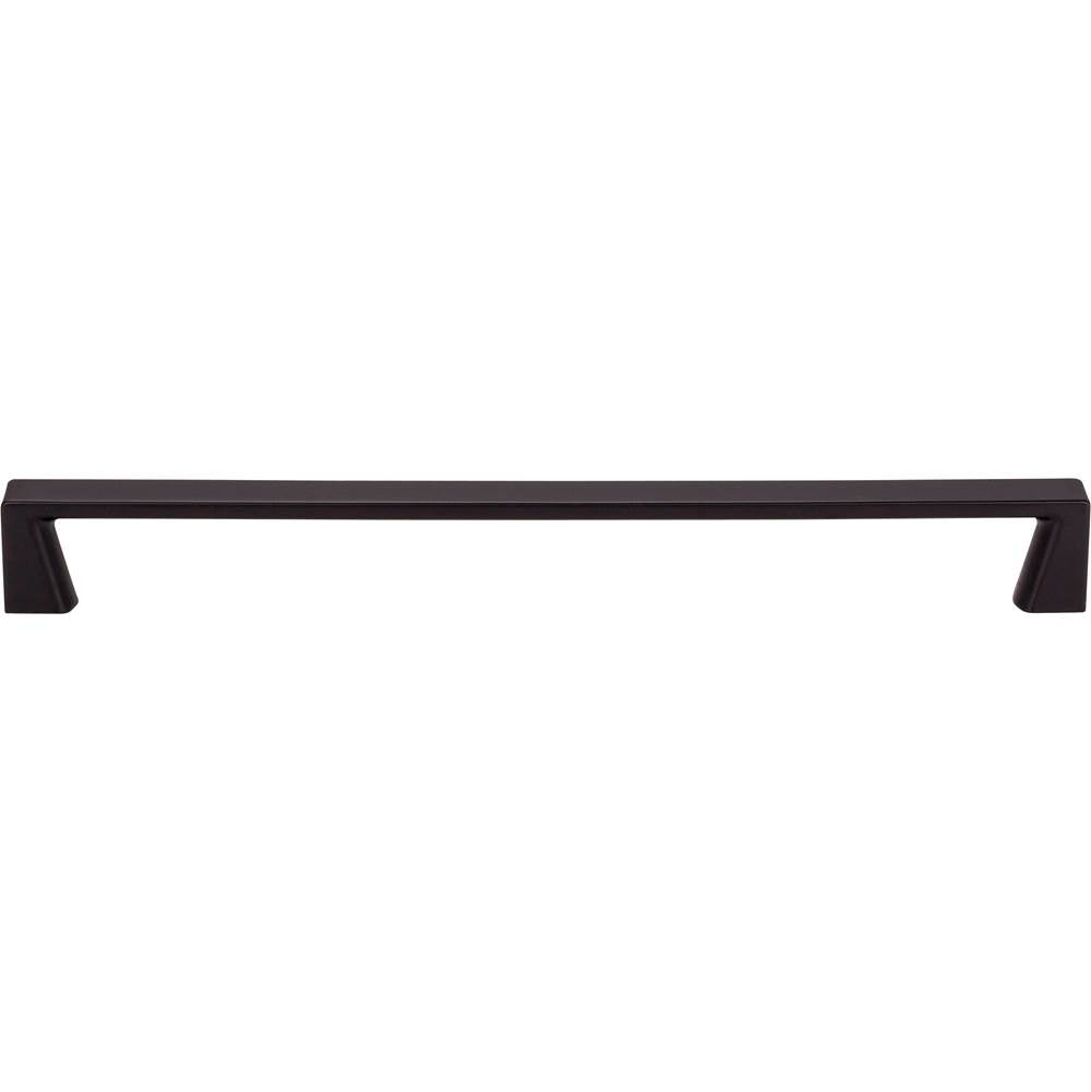 224 mm Center-to-Center Matte Black Square Boswell Cabinet Pull