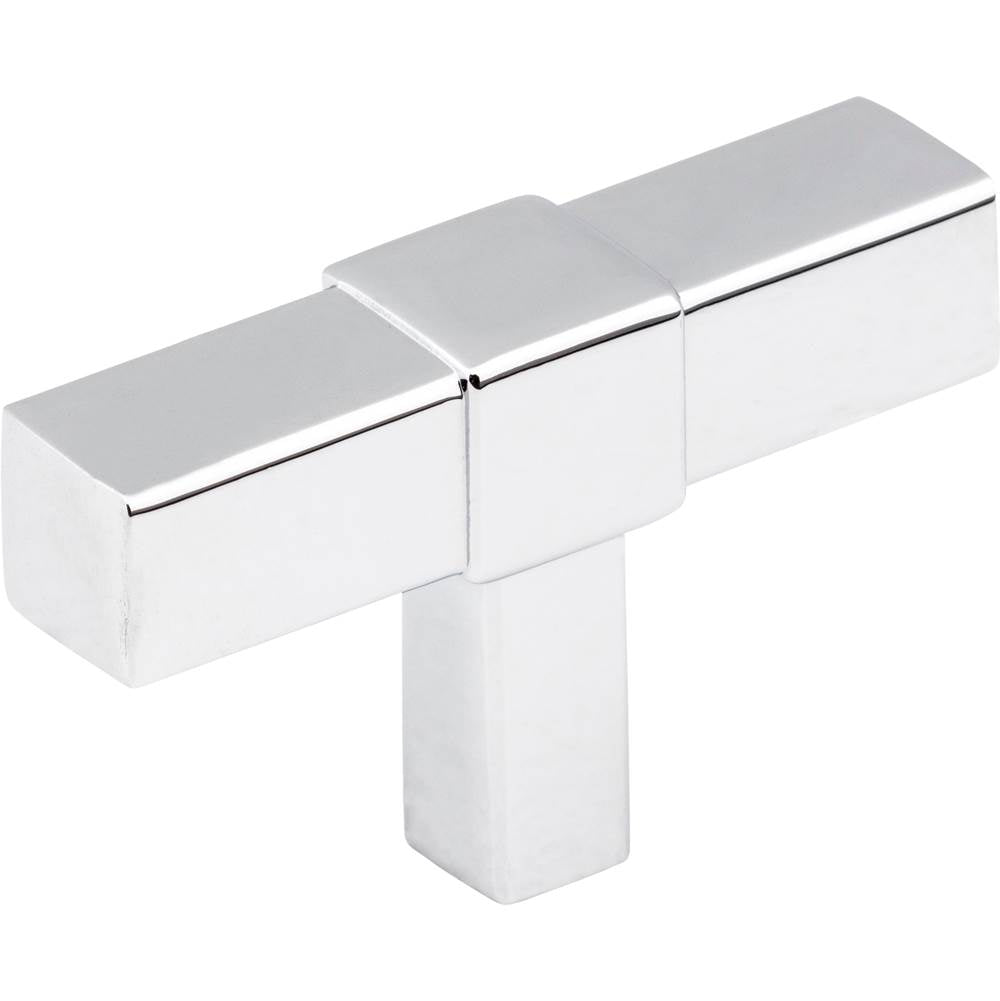 Jeffrey Alexander - 2'' Polished Chrome Zane Cabinet ''T'' Knob - Polished Chrome