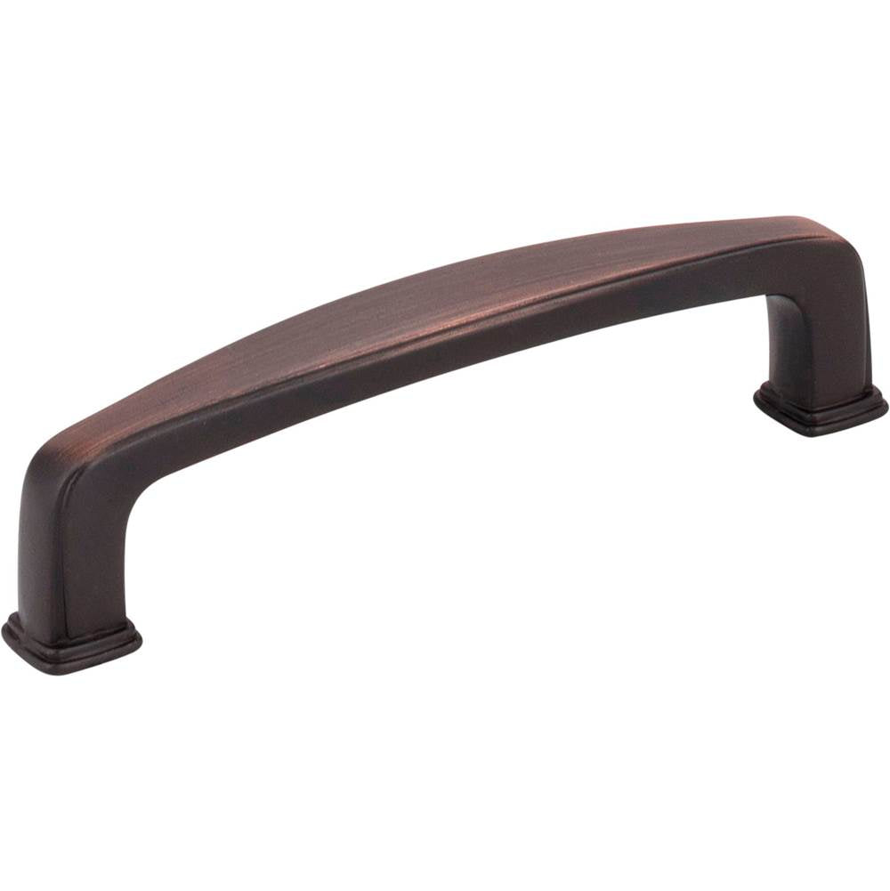 Jeffrey Alexander - 96 mm Center-to-Center Brushed Oil Rubbed Bronze Square Milan 1 Cabinet Pull - Brushed Oil Rubbed Bronze