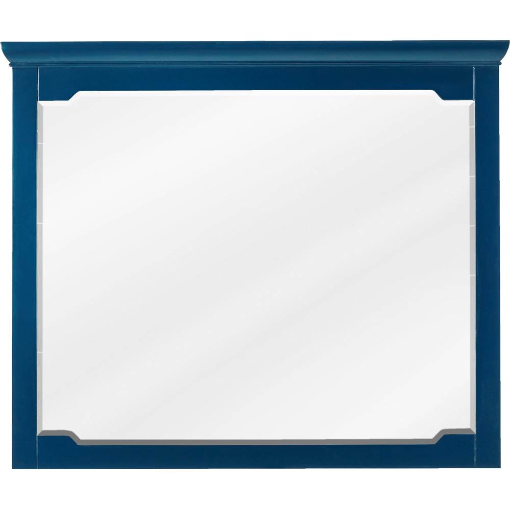 Jeffrey Alexander - 40'' W x 1-1/2'' D x 34'' H Hale Blue Chatham mirror - Hale Blue