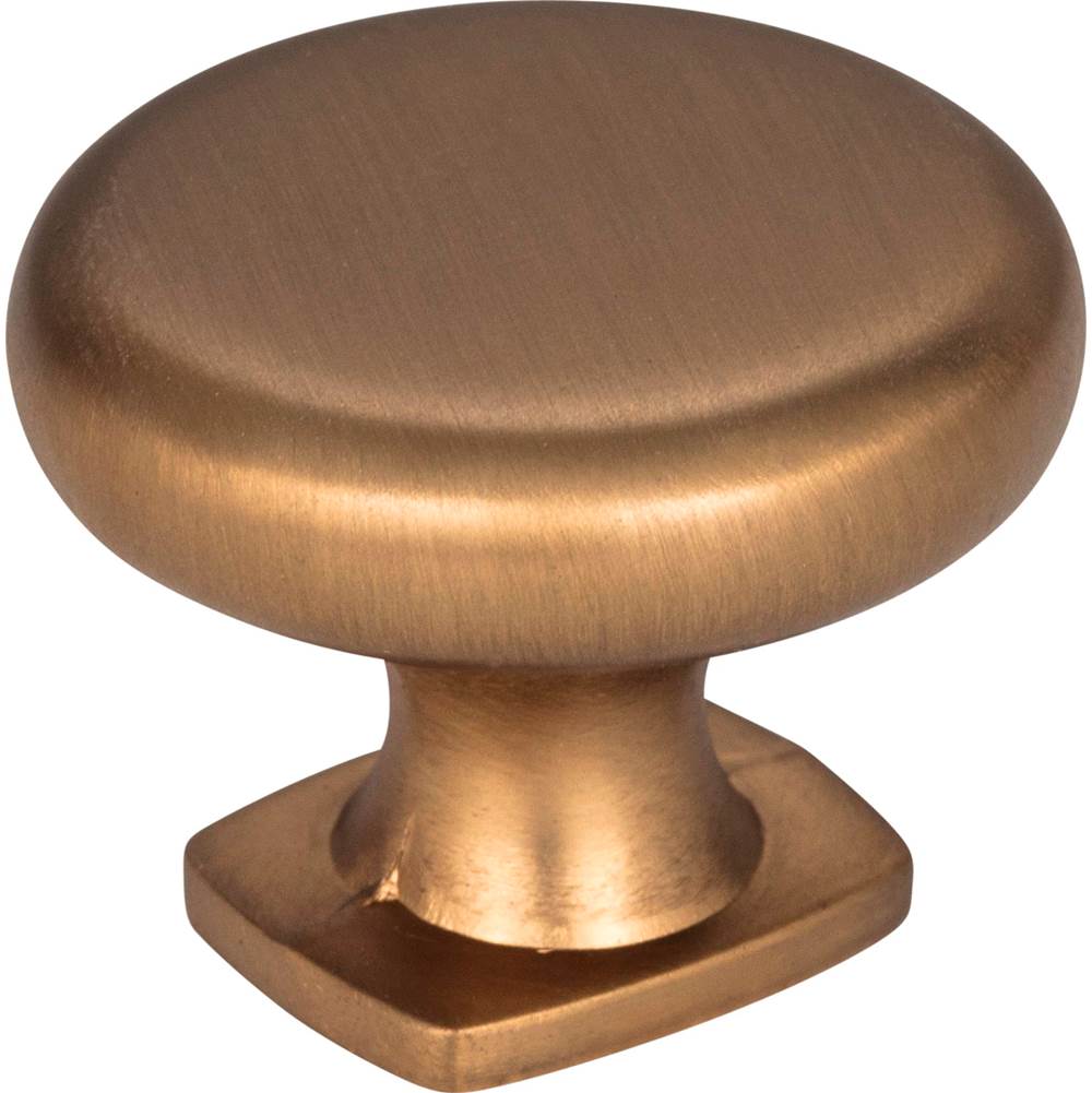Jeffrey Alexander - 1-3/8'' Diameter Satin Bronze Belcastel 1 Cabinet Knob - Satin Bronze