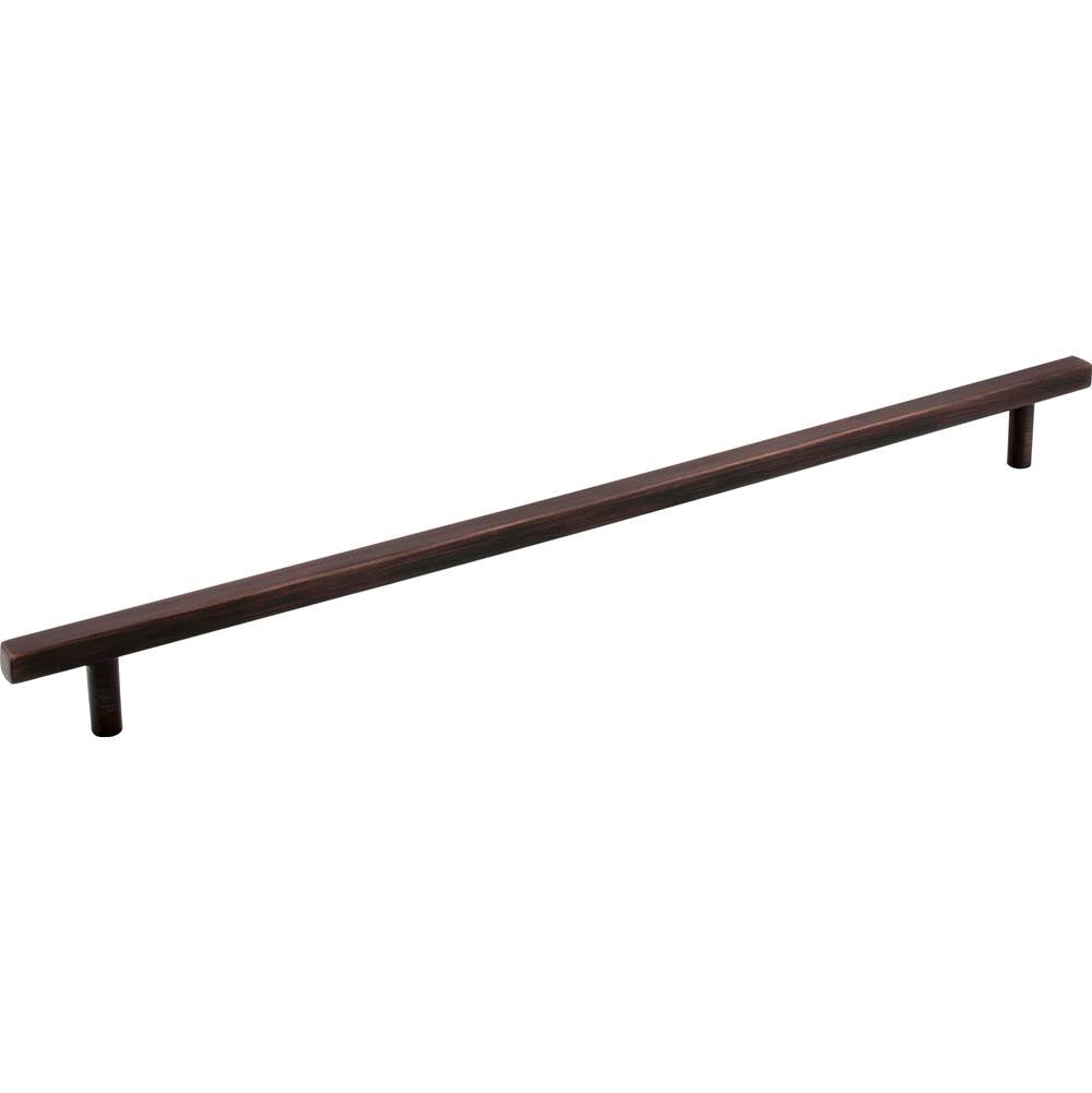 Jeffrey Alexander - 305 mm Center-to-Center Brushed Oil Rubbed Bronze Square Dominique Cabinet Bar Pull - Brushed Oil Rubbed Bronze