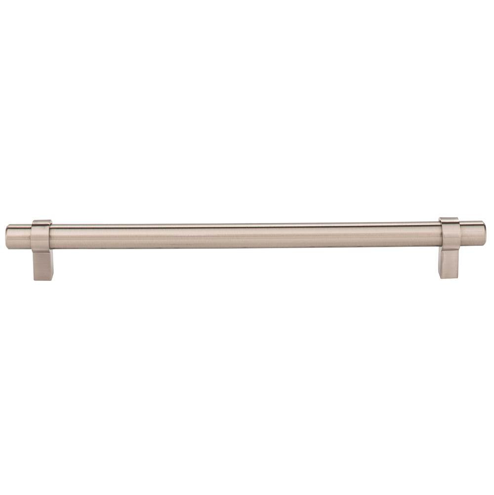 224 mm Center-to-Center Satin Nickel Key Grande Cabinet Bar Pull
