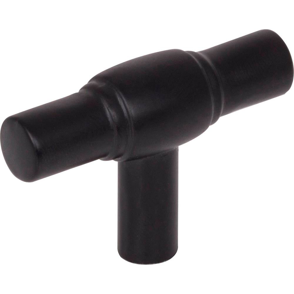 Jeffrey Alexander - 2'' Matte Black Hayworth Cabinet ''T'' Knob - Matte Black