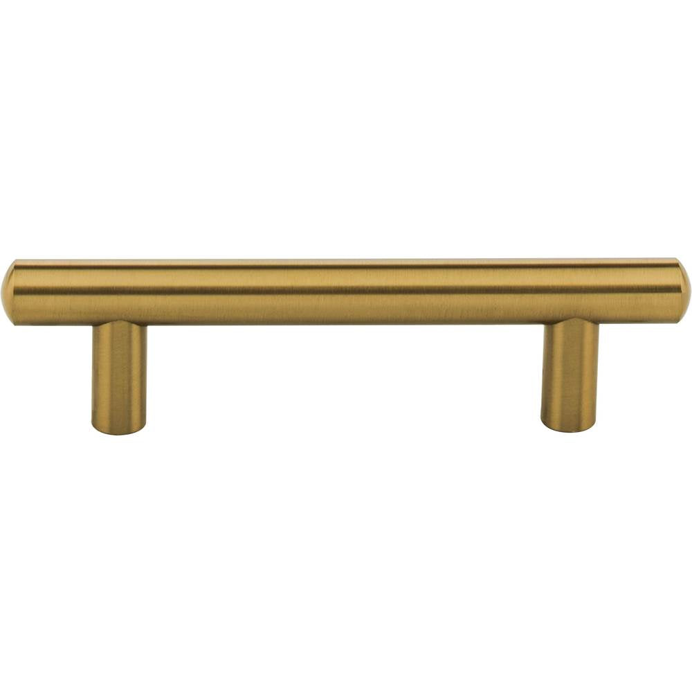 96 mm Center-to-Center Satin Bronze Key West Cabinet Bar Pull
