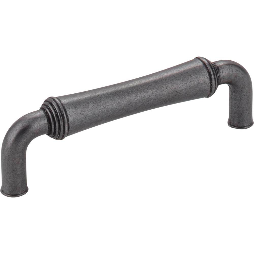 Jeffrey Alexander - 96 mm Center-to-Center Gun Metal Barrel Bremen 2 Cabinet Pull - Gun Metal