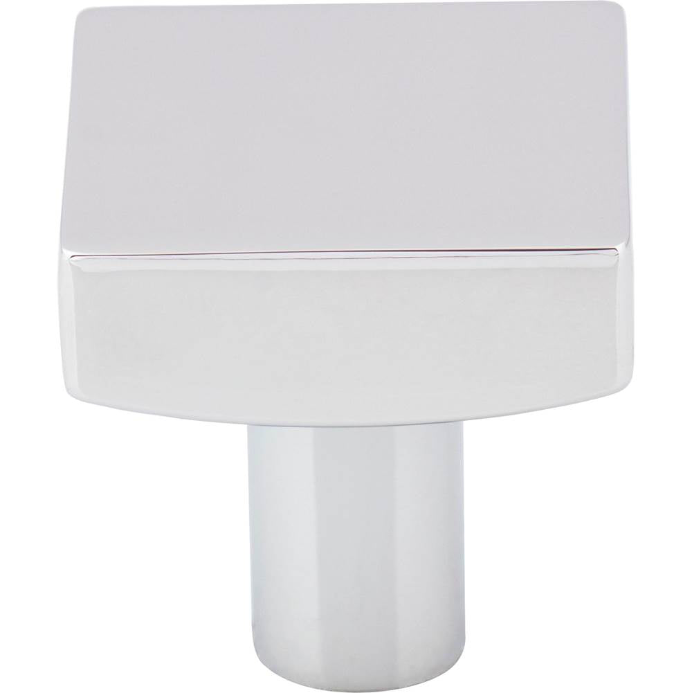 1-1/8'' Overall Length Polished Chrome Square Dominique Cabinet Knob