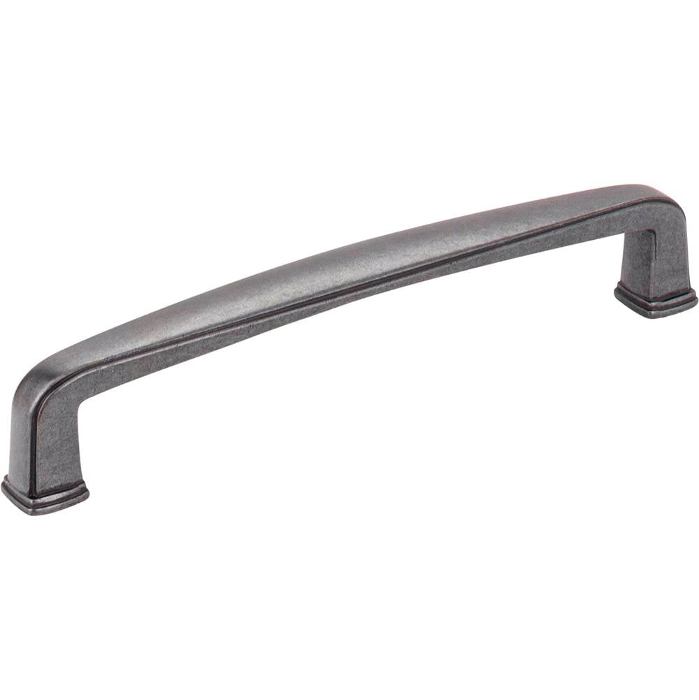 Jeffrey Alexander - 128 mm Center-to-Center Gun Metal Square Milan 1 Cabinet Pull - Gun Metal
