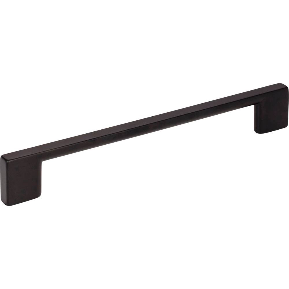 Jeffrey Alexander - 160 mm Center-to-Center Matte Black Square Sutton Cabinet Bar Pull - Matte Black