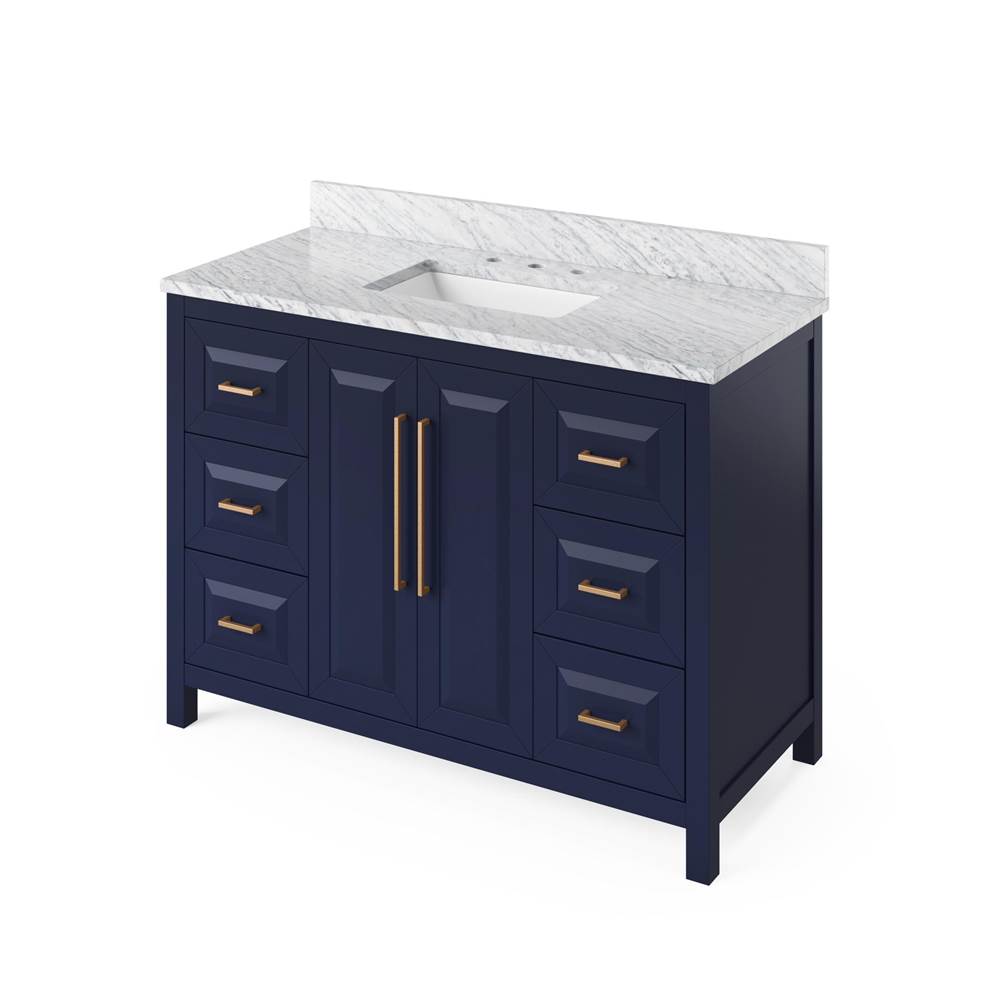 Jeffrey Alexander - 48'' Hale Blue Cade Vanity - Hale Blue
