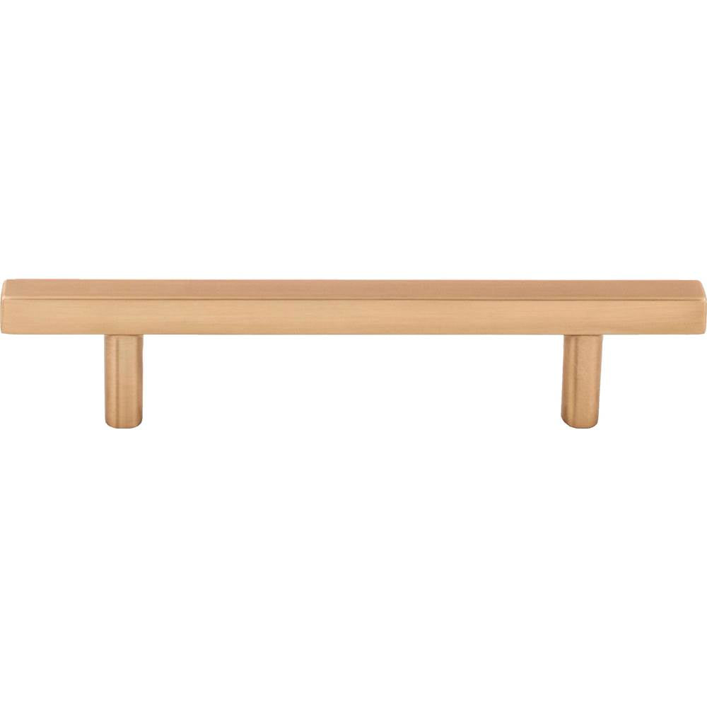 96 mm Center-to-Center Satin Bronze Square Dominique Cabinet Bar Pull