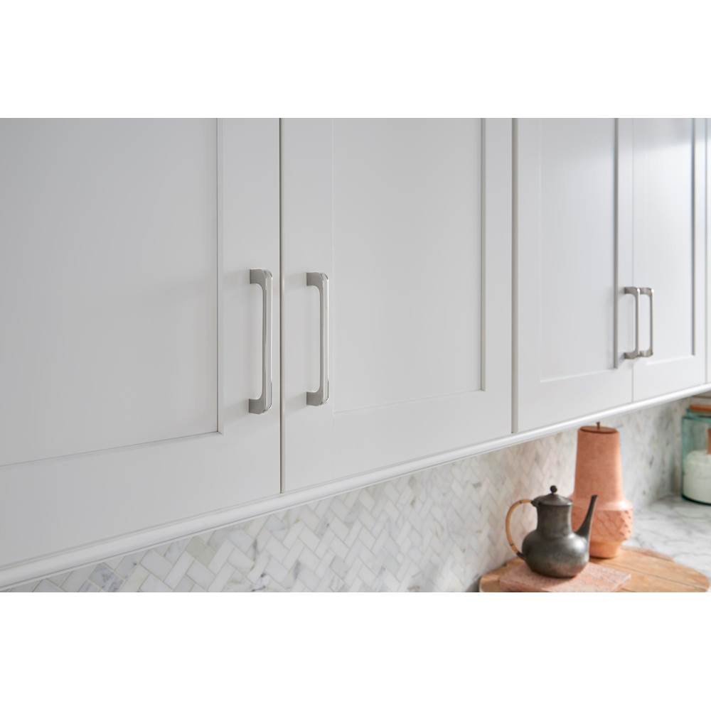 96 mm Center-to-Center Polished Chrome Alvar Cabinet Pull