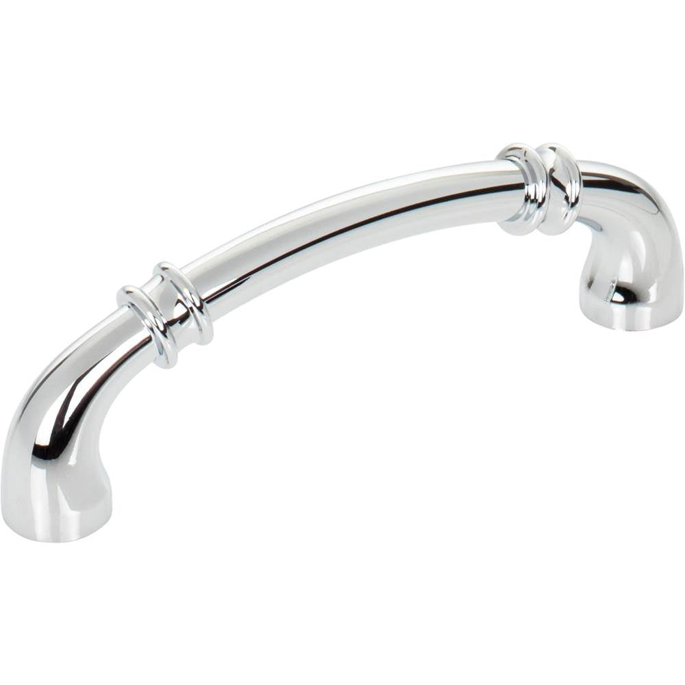 Jeffrey Alexander - 96 mm Center-to-Center Polished Chrome Marie Cabinet Pull - Polished Chrome