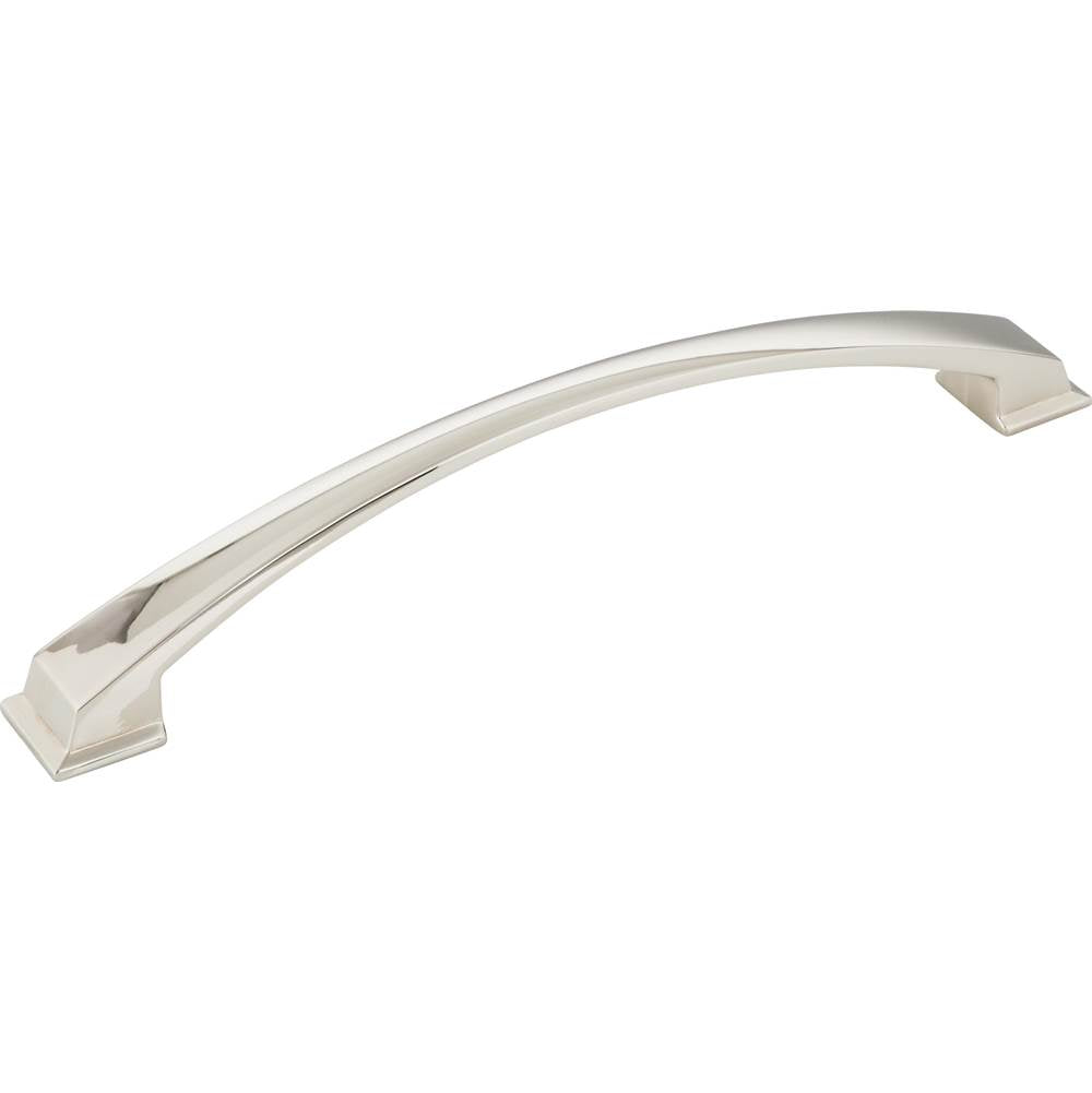 Jeffrey Alexander - 192 mm Center-to-Center Polished Nickel Arched Roman Cabinet Pull - Polished Nickel