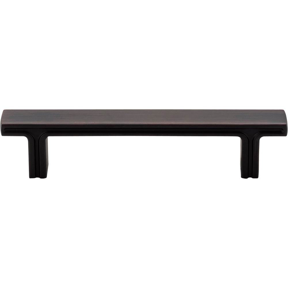 96 mm Center-to-Center Brushed Oil Rubbed Bronze Square Anwick Cabinet Pull