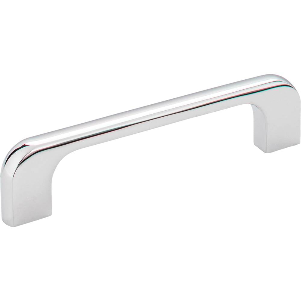 Jeffrey Alexander - 96 mm Center-to-Center Polished Chrome Alvar Cabinet Pull - Polished Chrome