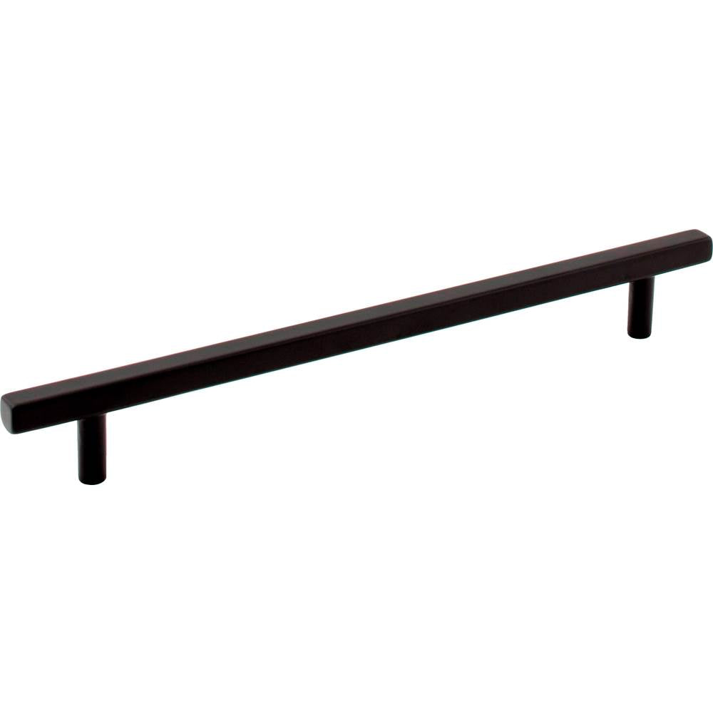 Jeffrey Alexander - 192 mm Center-to-Center Matte Black Square Dominique Cabinet Bar Pull - Matte Black