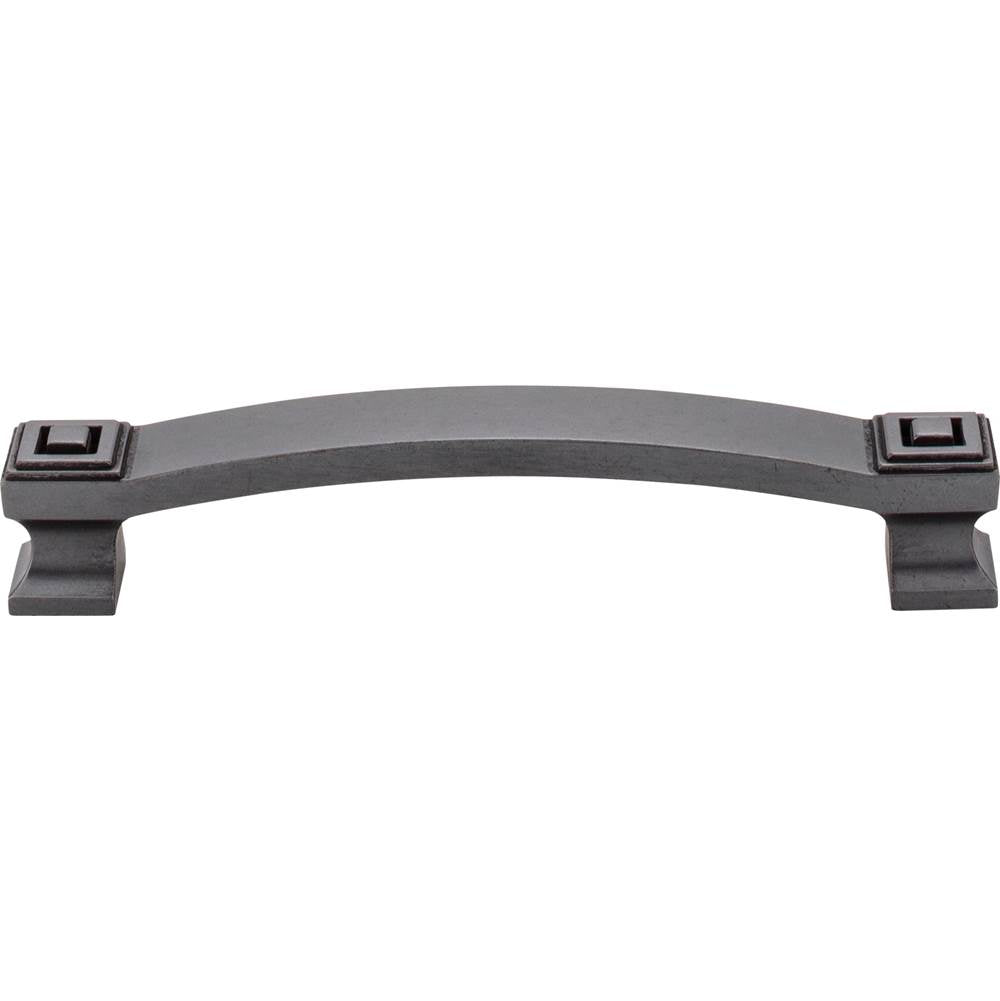 128 mm Center-to-Center Gun Metal Square Delmar Cabinet Pull