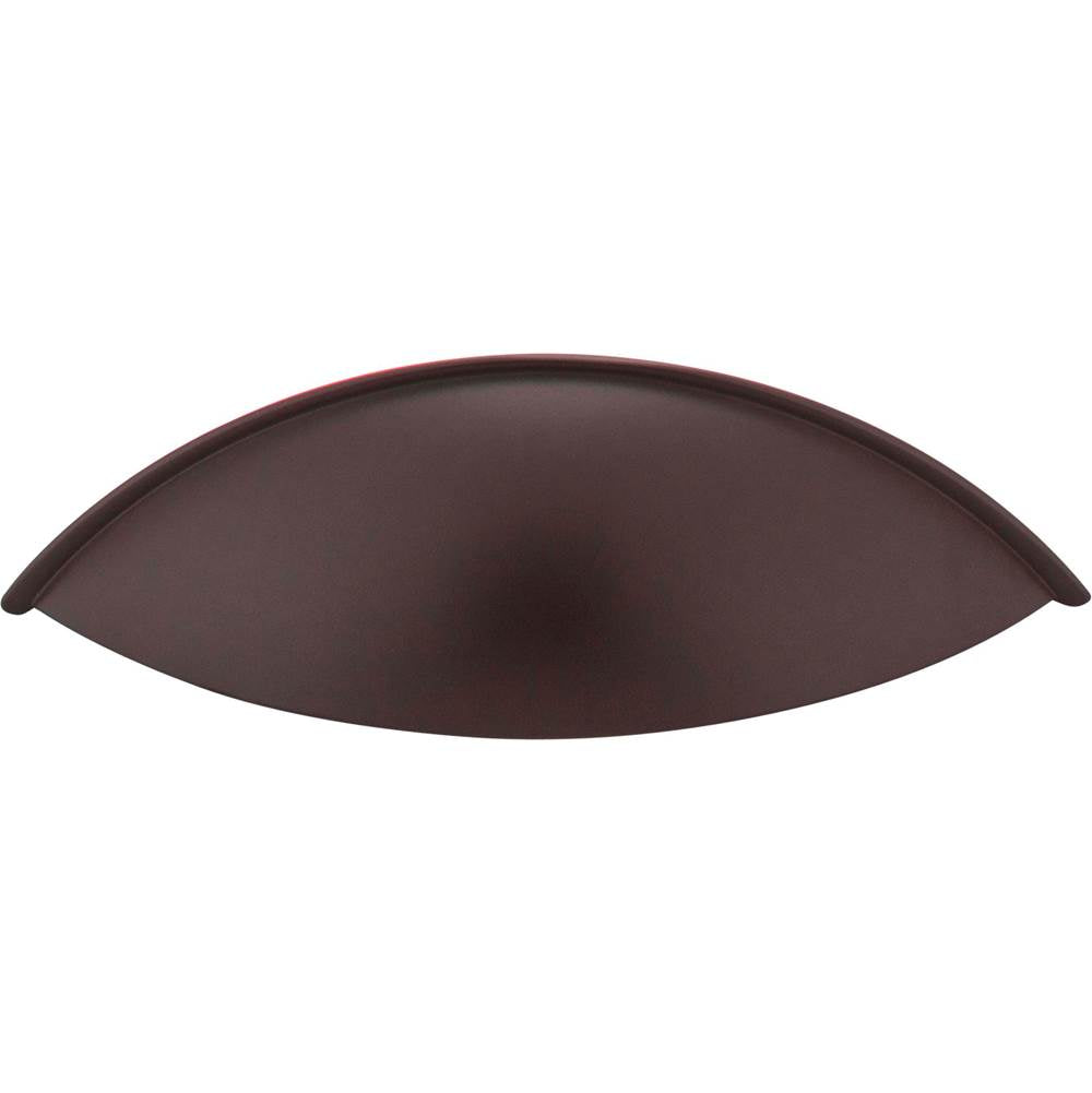 96 mm Center-to-Center Dark Bronze Bordeaux Cabinet Cup Pull