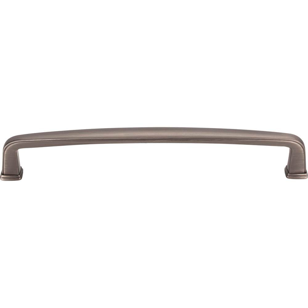 160 mm Center-to-Center Brushed Pewter Square Milan 1 Cabinet Pull