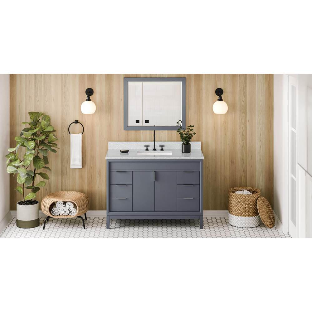 Jeffrey Alexander - 48'' Blue Steel Theodora Vanity - Blue Steel